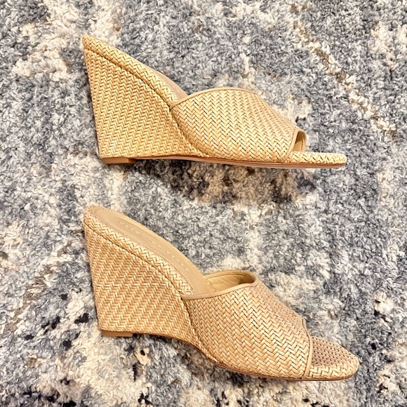 Veronica Beard Dali Raffia wedge sandal - Picture 7 of 12